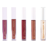 Set Kit 4 Powermatte Lipsticks + Flash Gloss Cinthia