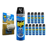 Aparato Para Tabletas Raid Enchufe + Insecticida X12 Kit