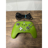 Control Con Cable Para Xbox One Y Windows Green Pdp