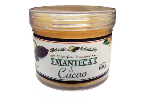 Manteca De Cacao Pura Hidratante Antiage X 100 Gr Cosmética.