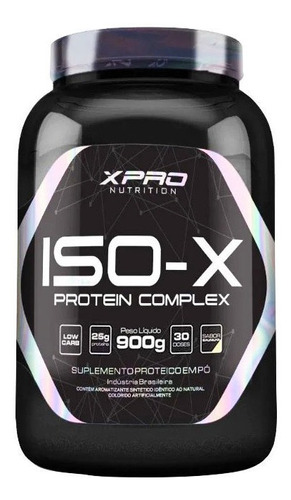 Iso X Protein Complex 900g Suplemento Alimentar Pó Baunilha