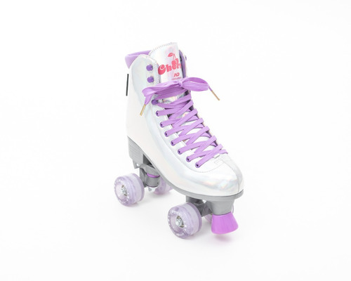 Patins Quad Tradicional Hondar Rainbow Silver Novo