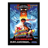 Quadro Mega Drive Street Fighter 2 Special Champion Edition