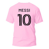 Lum - Remera Messi Inter Miami Rosa - Algodon 1° Calidad