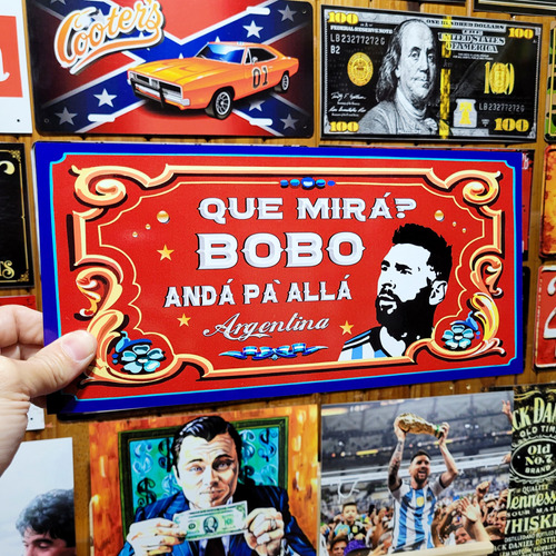 Carteles De Chapa Personalizados Estilo Fileteado Porteño