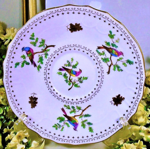 Plato Antiguo Spode Copelands, Inglaterra 1930 Randall`s Bir