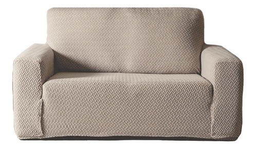 Cubre Sillon Loveseat Niza Greige Elastico Stretch Color Beige