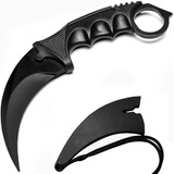 Kerambit Táctico Negro Sin Filo