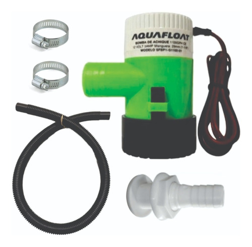 Kit Bomba De Achique Nautica 750 Gph 12v - Aquafloat