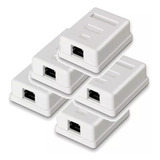 Packs 5 Rosetas Sobrepuestas Rj45 Cat6 Ulink Ul-ntw60360