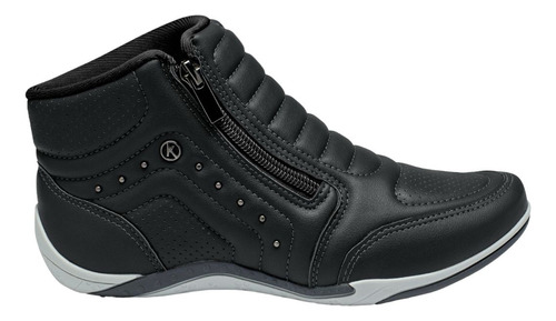 Tênis Kolosh Sneaker Cano Alto Bota Elástico Ziper Feminino