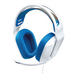Audífonos Gamer Logitech G Series G335 Blancos Auriculares Con Microfono Para Pc