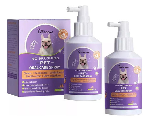 2 Unidades De Aerosol Antisarro Power Clean Para Perros Y Ga