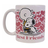 Taza De Cerámica Best Friends Snoopy Peanuts