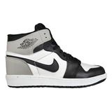 Tenis J1 Mid Gris Y Negro # 25.5