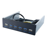 Panel Frontal 5.25'' 4 Usb 3.0 2 Usb 2.0 Agrega Usb A Tu Pc