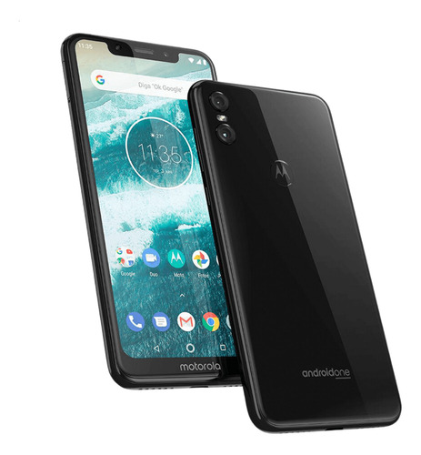 Smartphone Motorola One 64 Gb Memória Expansivel Cinza