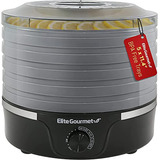 Deshidratador De Alimentos Elite Gourmet Efd319bng, 5 G Sin