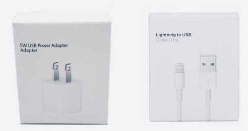 Cargador + Cable 1m iPhone 5 6 7 8 X  Lightning Original