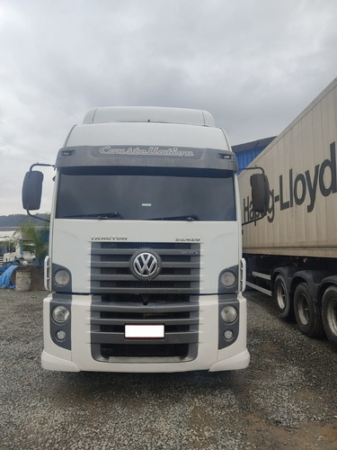 VOLKSWAGEN COSTELLATION 25-420 6X2 2014 BRANCO