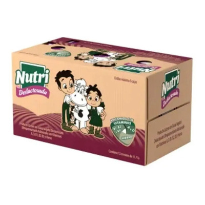 Producto Lácteo Nutri Deslactosada 12 Pzas De 1 L | Envío gratis