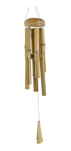 Mensageiro Sino Senhor Dos Ventos 46cm Coco Bambu