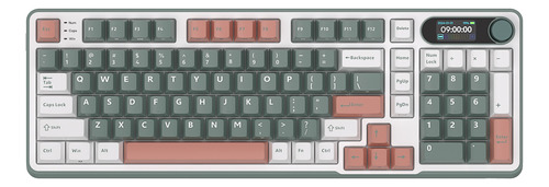 Teclado Mecánico Español Rk Royal Kludge S98 Clay Green