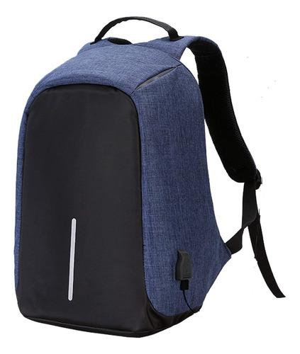 Mochila Antirrobo Smart Carga Usb Reforzada Porta Notebook