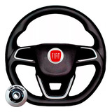 Volante Do Argo Esportivo Gti Mk7 + Buzina E Cubo Fiat Todos