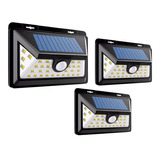 Pack3 Foco 30 Led Exterior 6w Sensor Movimiento