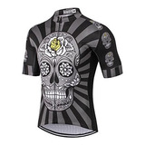 Cycling Jersey Men, Men's Mountain Bike Shirt Short Sleeve T