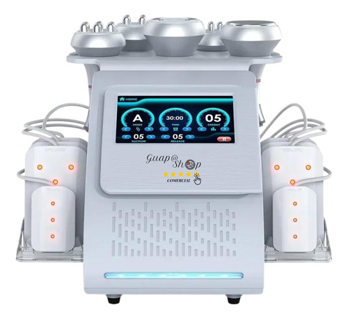 Máquina Rf Cavitación 6 En 1 80k Vacumterapia Lipo Laser