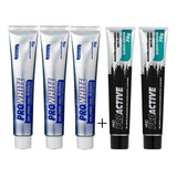  3+2u Gel Dental Crema Pro White + Blanqueador C/aloe Vera 