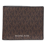 Cartera Hombre Michael Kors Original Cooper Logo Cafe + Tarj