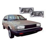 Jgo Faros Delanteros Plastico Nissan Tsuru 89-91 Depo