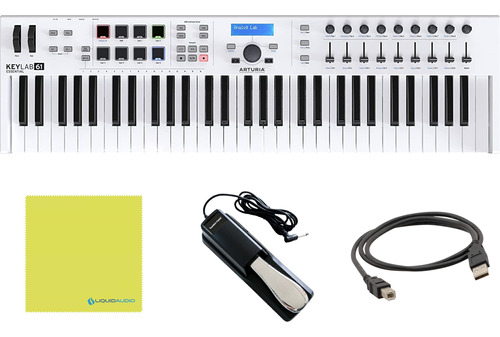 Arturia Keylab Essential 61 Paquete De Controlador De Tecla.