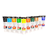 Pintura Acrílica Kit X10 Rotuladores Ceramica Caballete