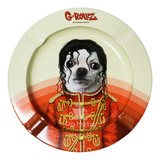 Cinzeiro De Metal G-rollz Pets Rock - Tabacaria Da Mata Cor Vermelho