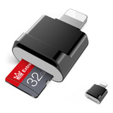 Adaptador Otg Lector De Tarjetas Micro Sd Para  iPad/iPhone