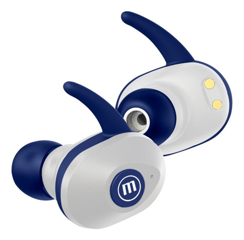 Audifo Maxell Mini Duo Tws Eb-btmini Bt Earbuds Blu/white