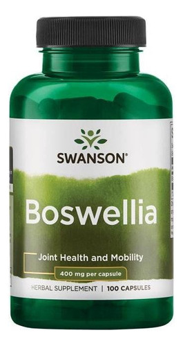 Boswellia 400 Mg 100 Capsulas De Swanson