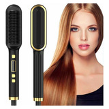 Escova Anion Alisadora De Cabelo Basiqe Sleek Gold