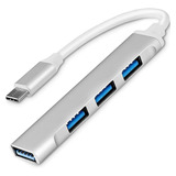 Hub Usb-c 4 En 1 Usb Super Speed 5gbps, Para Macbook