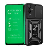 Funda Antichoque + Vidrio Cerami Para Tecno Pova Neo 2