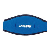 Cubre Correa Cressi De Neopreno Para Mascara Color Azul