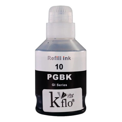 Tinta Negra Kflo Compatible Canon Gi 10 Pixma G5010 G6010 G7010 170ml | Meses sin interés