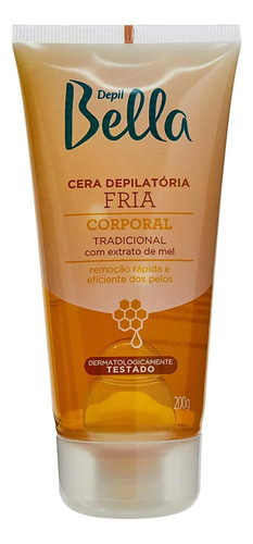 Cera Depilatória Fria Bisnaga 200g Depil Bella