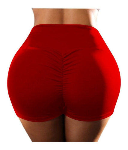 Short Fitness Empina Bumbum Academia Legging Legg Cos Alto