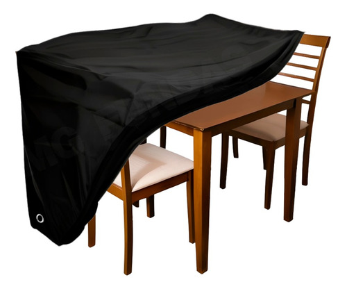 Cobertor Impermeable Mesa Rectangular Interior Con 4 Sillas