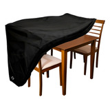 Cobertor Impermeable Mesa Rectangular Interior Con 4 Sillas